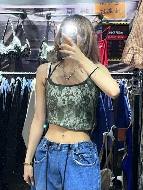 Black Vintage Top #0220