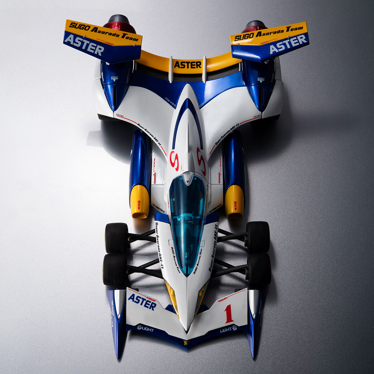 (預訂訂金 $1000) (總價 $2419) (魂限) MegaHouse Variable Action Hi-SPEC 新世紀GPX Cyber Formula 11 Super Asurada AKF-11 ~35th Anniversary Color Edition~ 高智能方程式 超級雷神 AKF-11 35週年顏色版 (連特典) (行版)