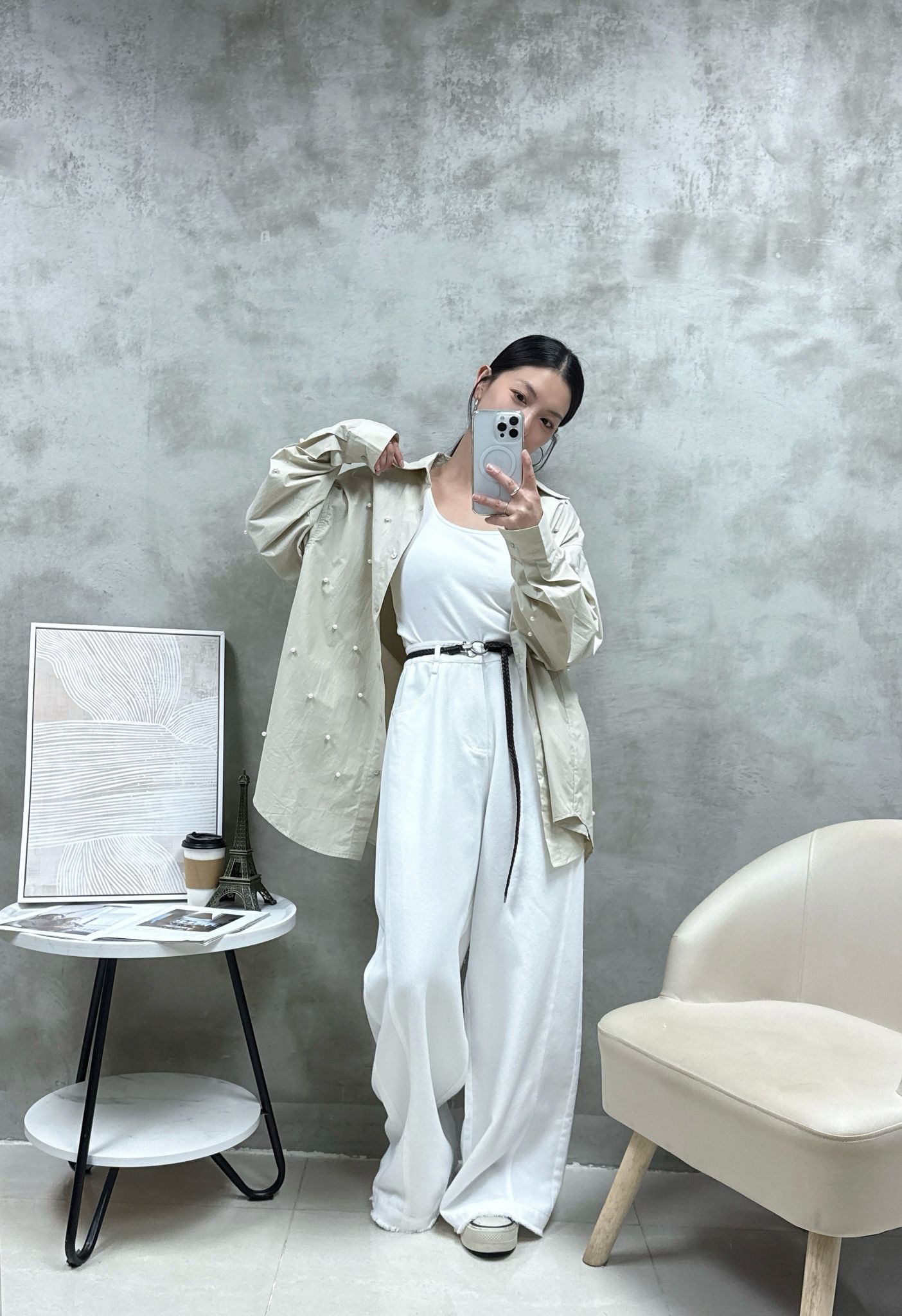 C02 蘇蘇腳連Belt牛仔褲