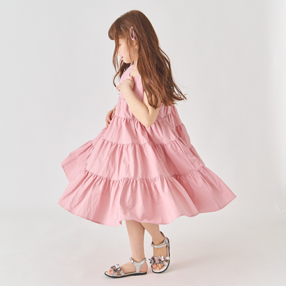 🆕【⭐訂購⭐】 🇯🇵日本直送🌀喇叭A-line 優雅 休閒 層疊 連身長裙［4款選］🌀[ELDA-0124][260513]