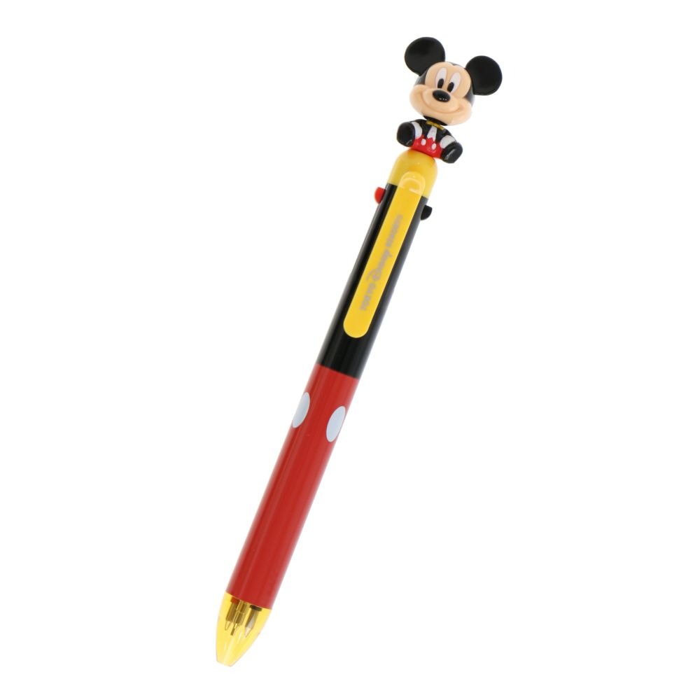 現貨｜【日本 Disney Store 限定】Mickey Mouse 日本版 搖頭 4用筆 3色原子筆 + 鉛芯筆 059603