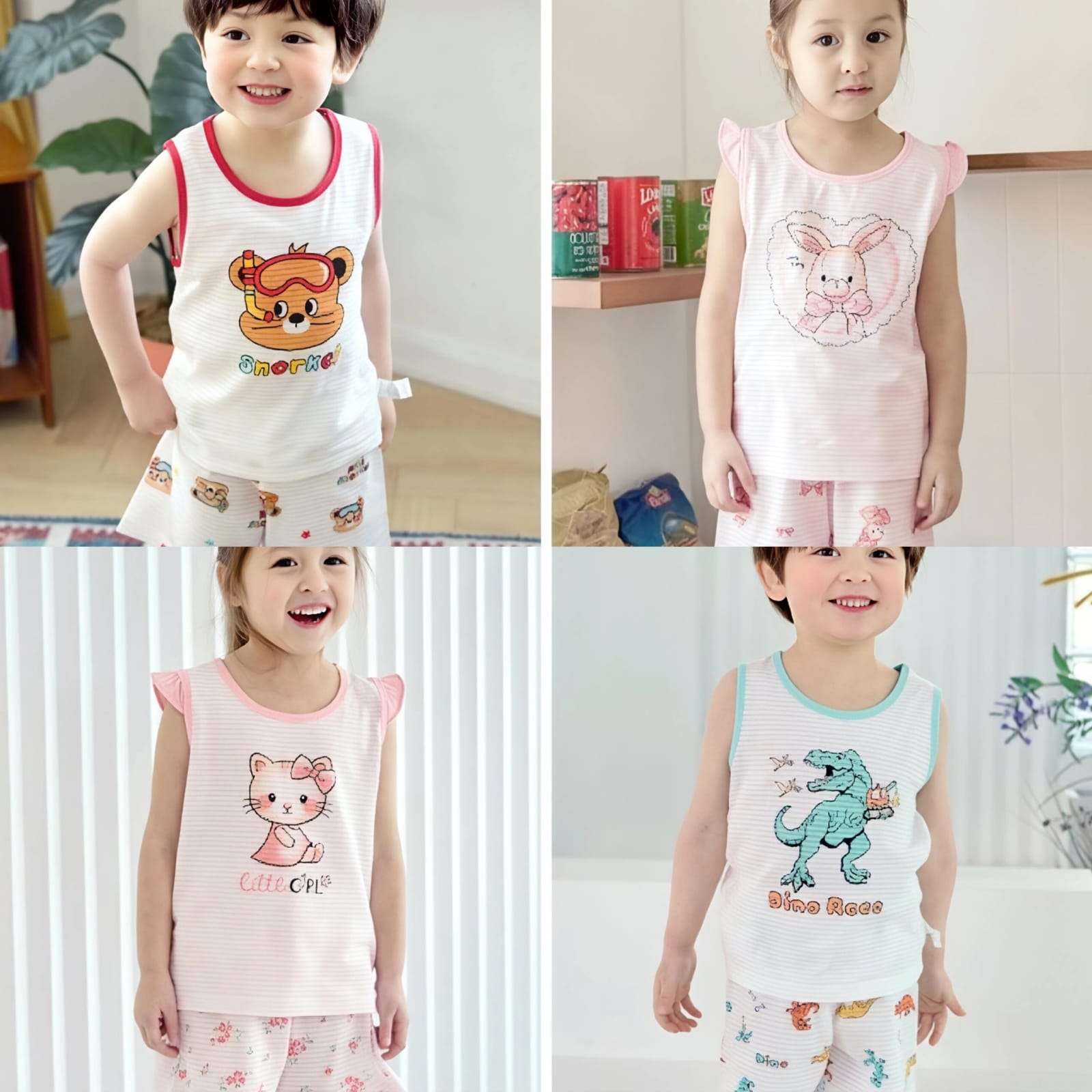 韓國透氣棉家居服套裝