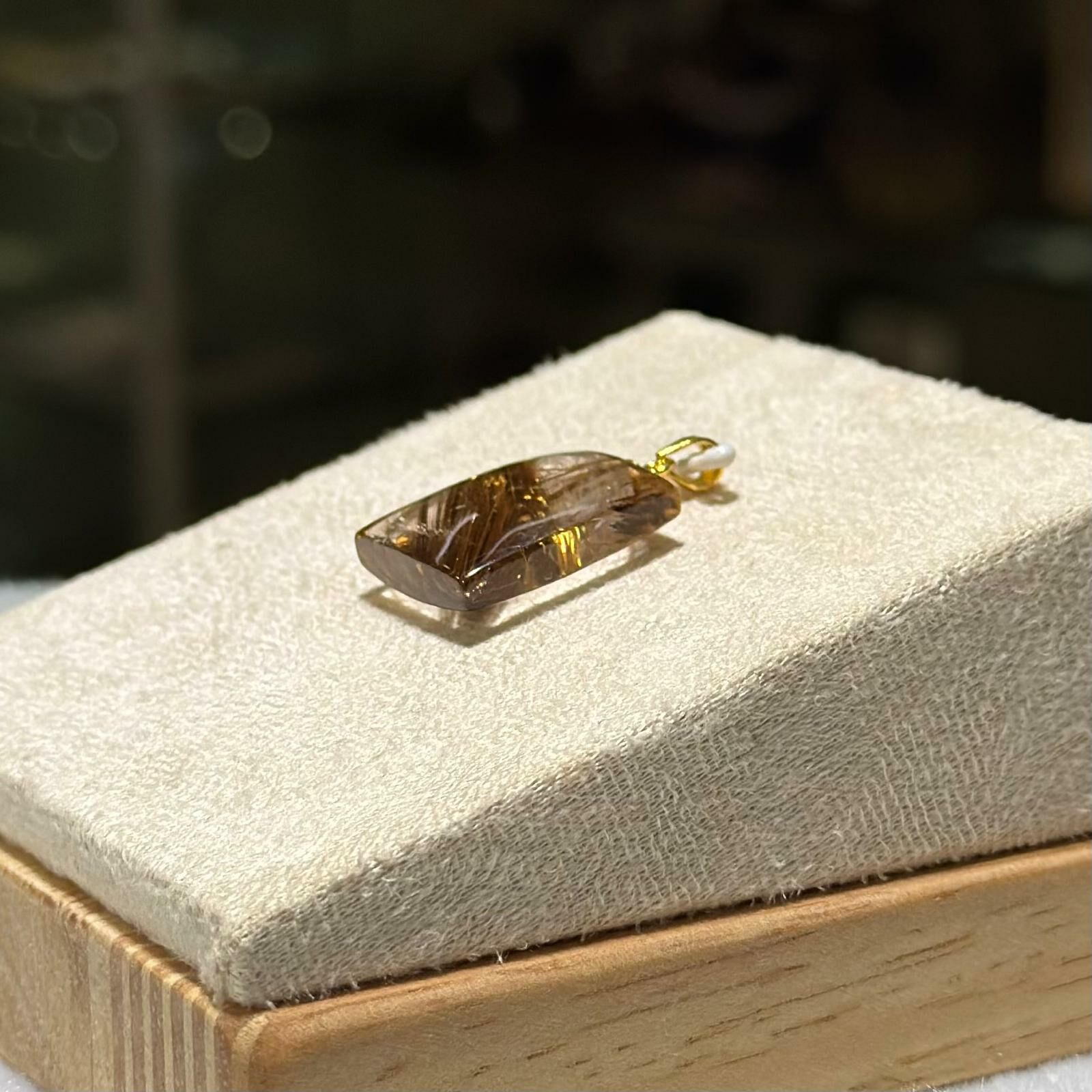 銅鈦晶吊飾 (#02)