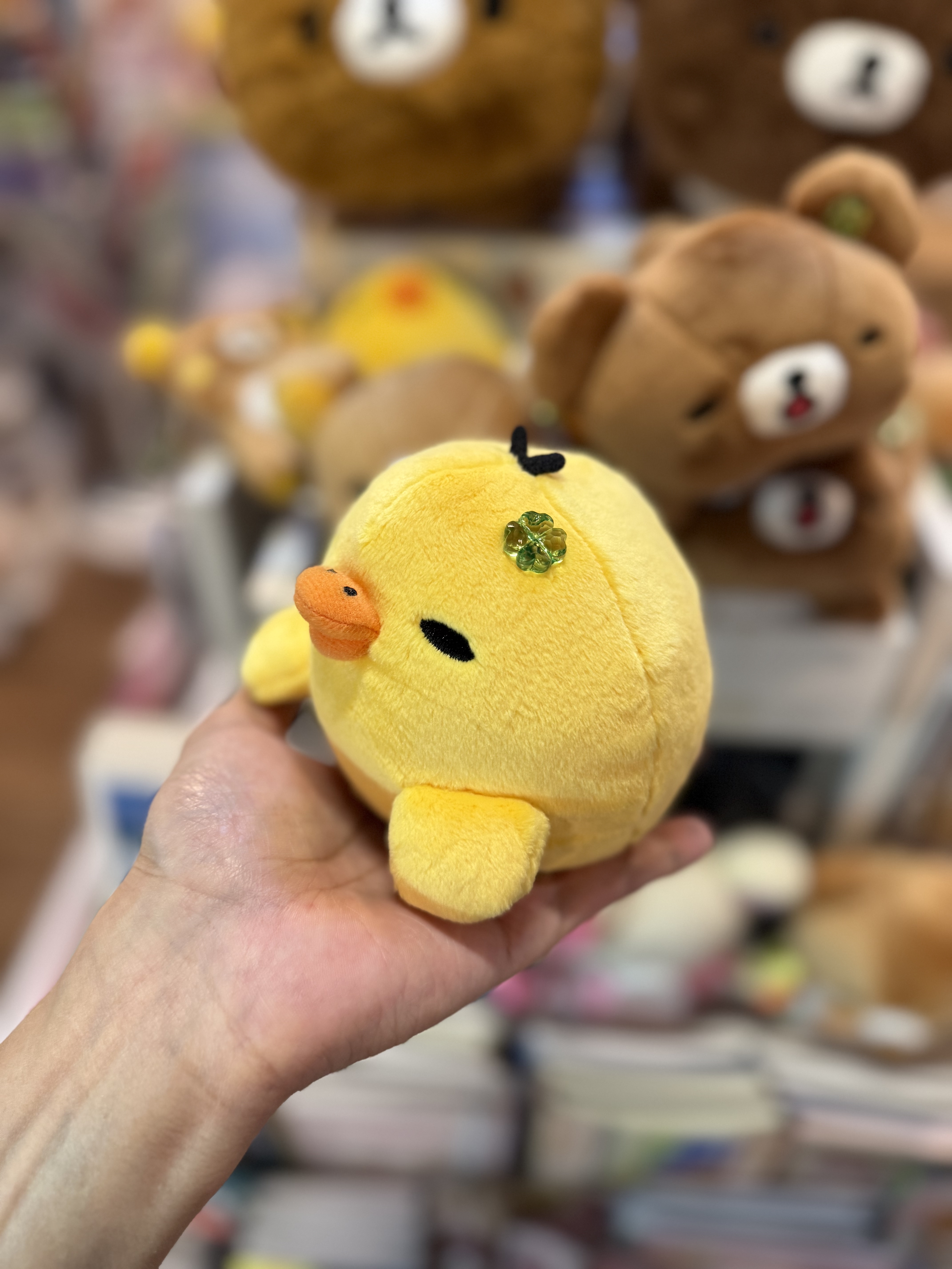 《現貨》全新小熊10週年紀念四葉草系列趴地公仔