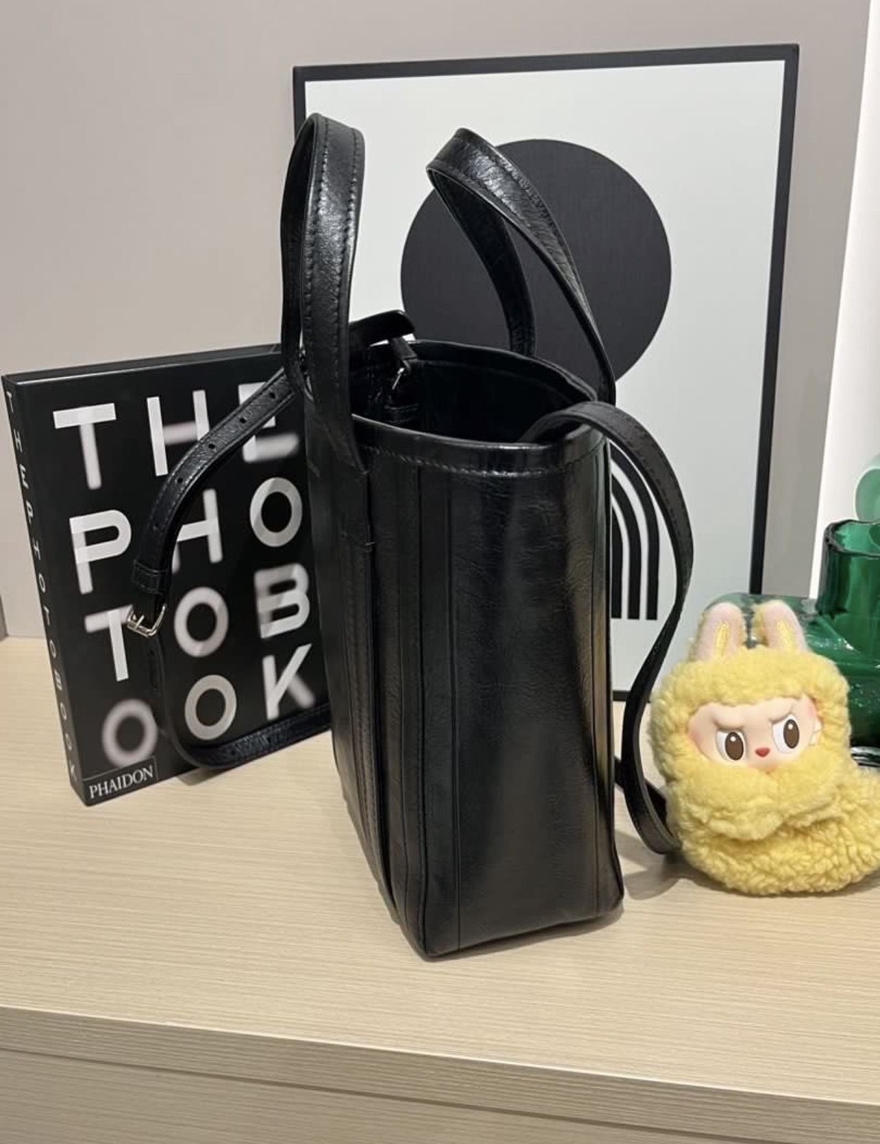 Balenciaga Shoulder Tote Bag Black 100%Authentic, 98%New ✅Dust bag