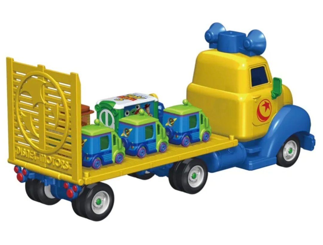 正版 Disney Pixar Toy Story 5 反斗奇兵5 玩具貨櫃車 胡迪巴斯光年翠絲角色車玩具