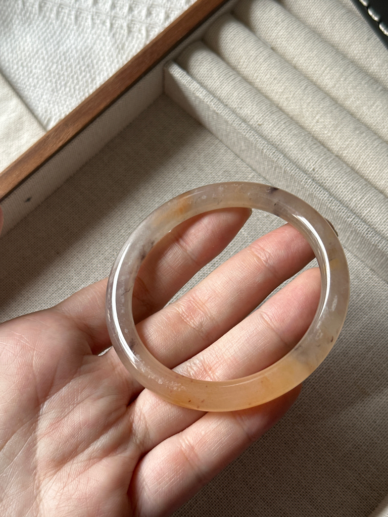 Jadeit Bangle 金丝玉紫罗兰手镯