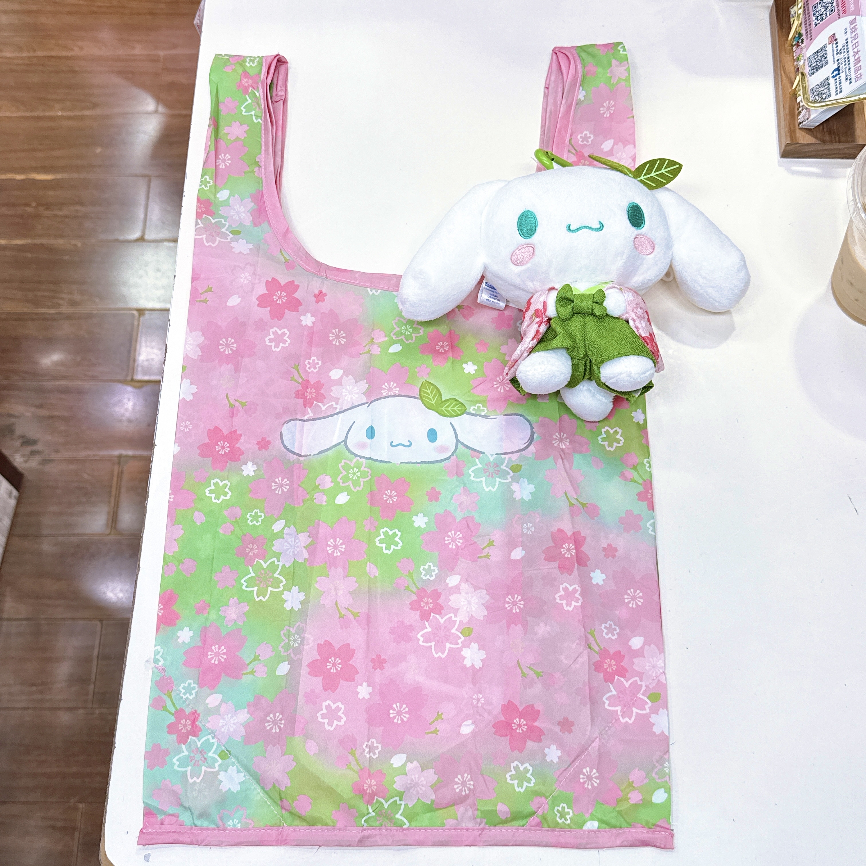 日本版Sanrio-抹茶着物 公仔掛飾/環保袋