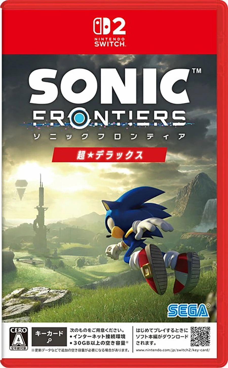 【預售 17/9】**日本版** SW2 索尼克 未知邊境 超豪華版 Sonic Frontiers: Definitive Edition 中/英/日文  (日文封面) PO1153