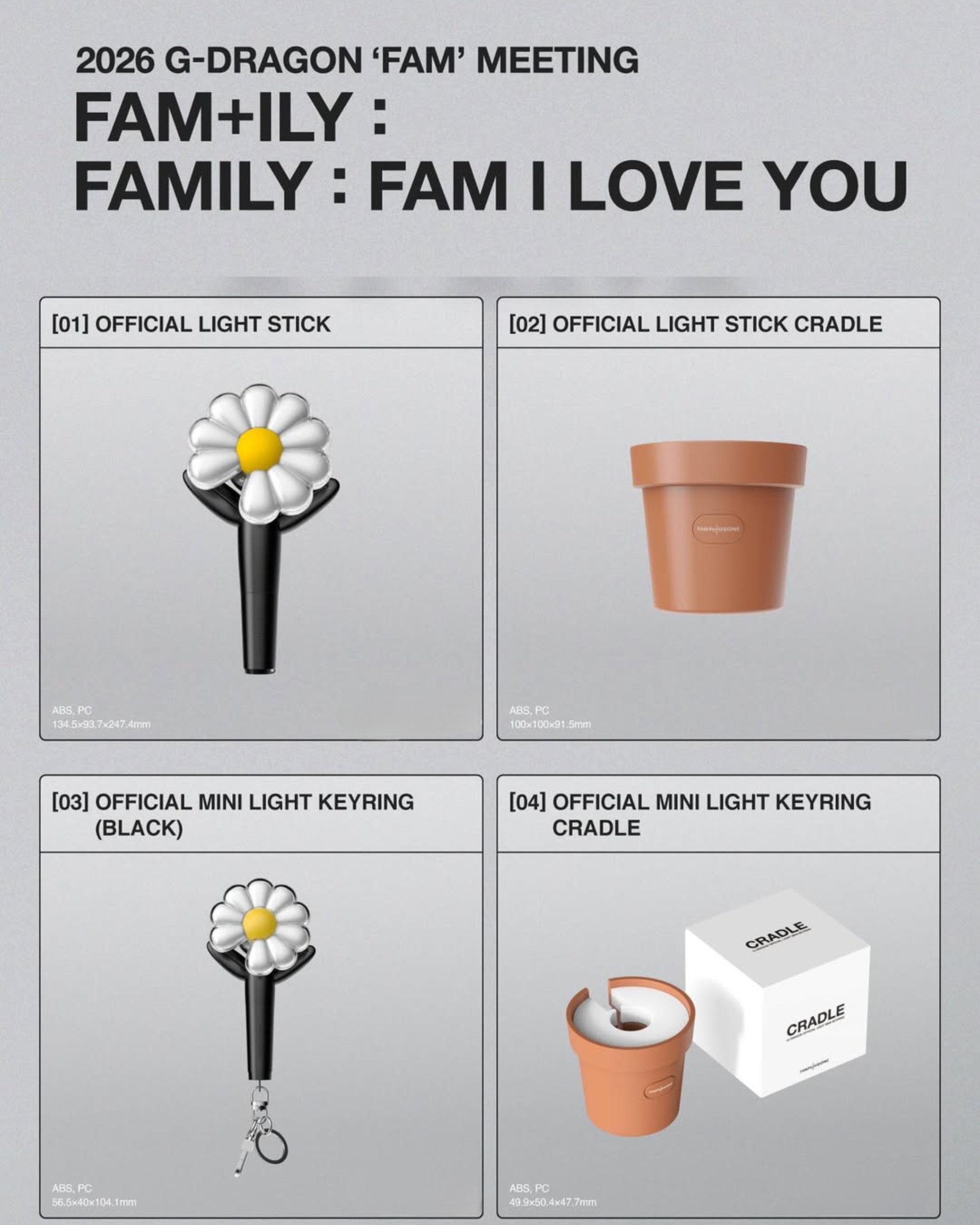 G-DRAGON - GD Fan meeting 周邊 