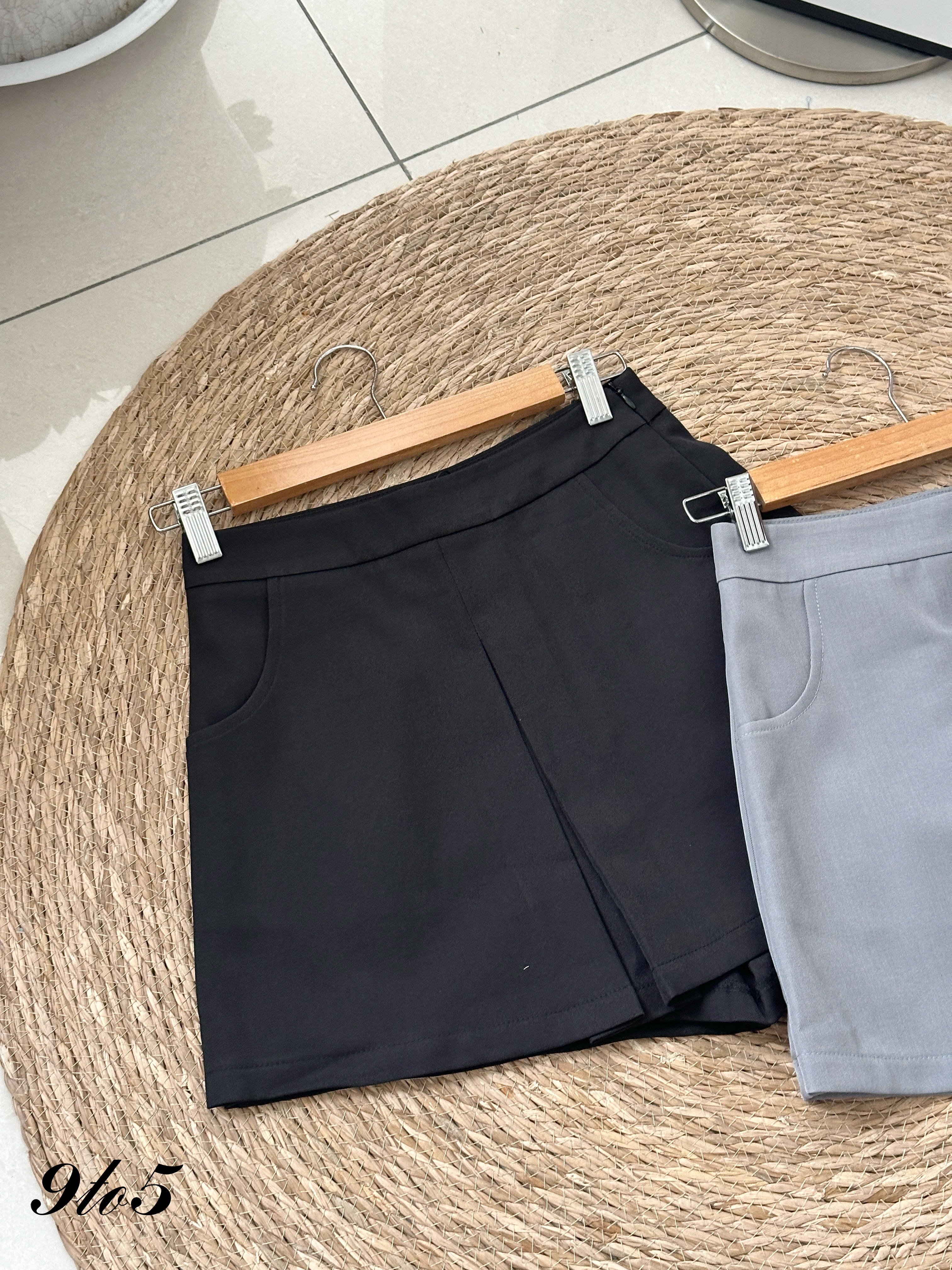 S1907 A Line Short Skort - 3 Colors 