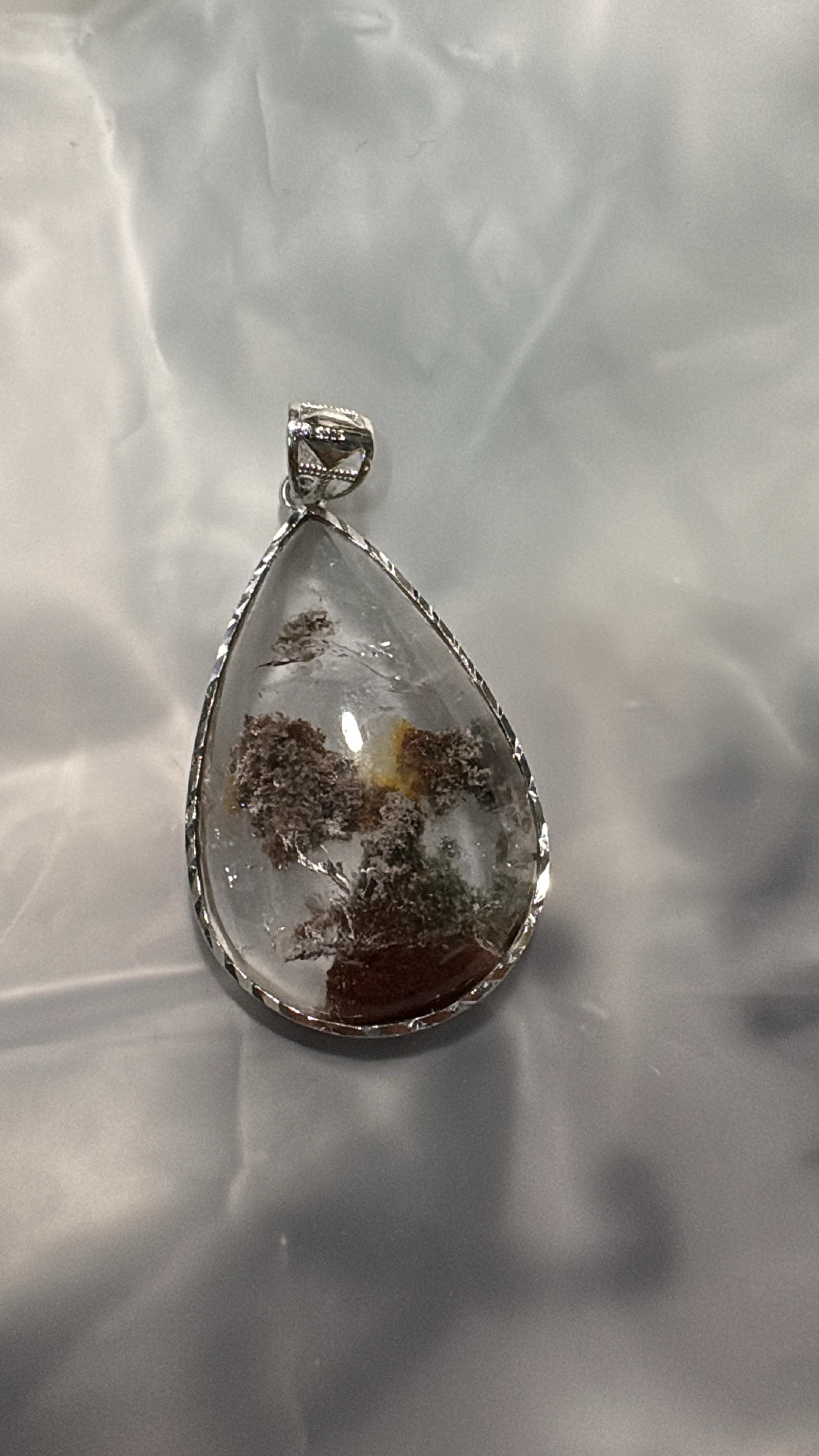 綠幽靈吊墜 -重：7.91克（附送證書）No19-587