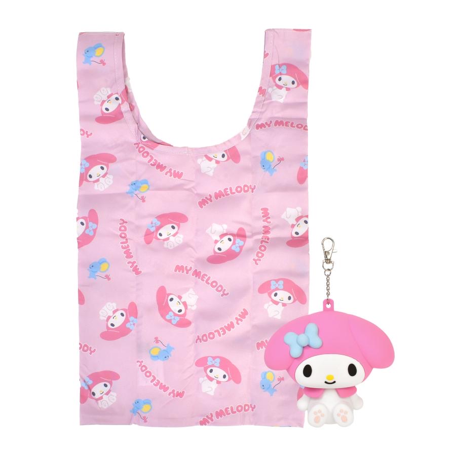 🎌日本直送🎌 Melody 矽膠公仔掛飾連收納環保袋