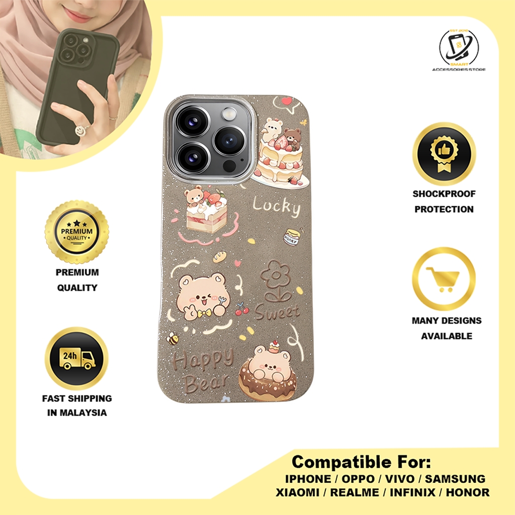 BLING CASE PHONE FOR IPHONE - DESIGN BEAR B