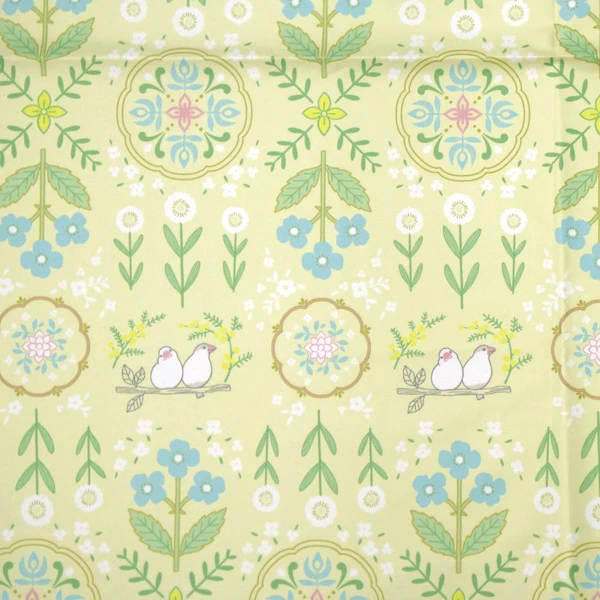 日本花文樣50cm文鳥輕量迷你傘