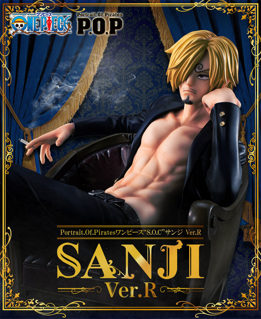 (預訂訂金 $400) (總價 $1058) (魂限) MegaHouse Portrait.Of.Pirates One Piece “S.O.C” Sanji Ver.R POP 海賊王 山治 (行版)