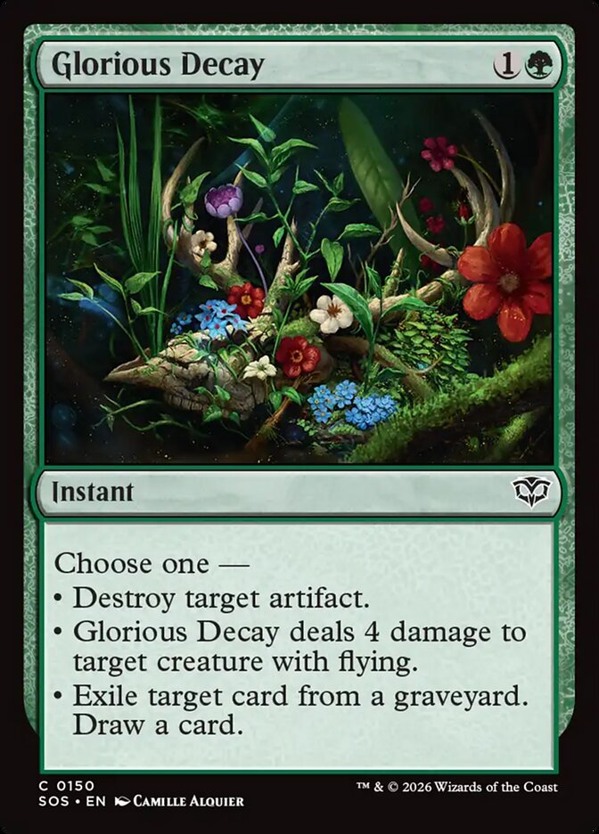 [EN] [Foil] Glorious Decay [SOS-150] C
