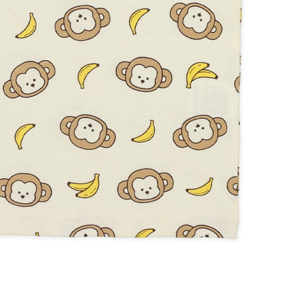 🇯🇵預訂 日本直送🇯🇵猴子香蕉滿印包腹短袖家居服上下套裝