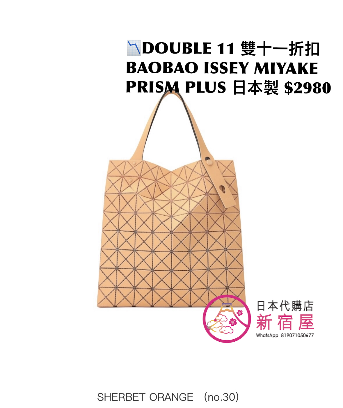 DOUBLE 11 雙十一折扣 BAOBAO ISSEY MIYAKE PRISM PLUS