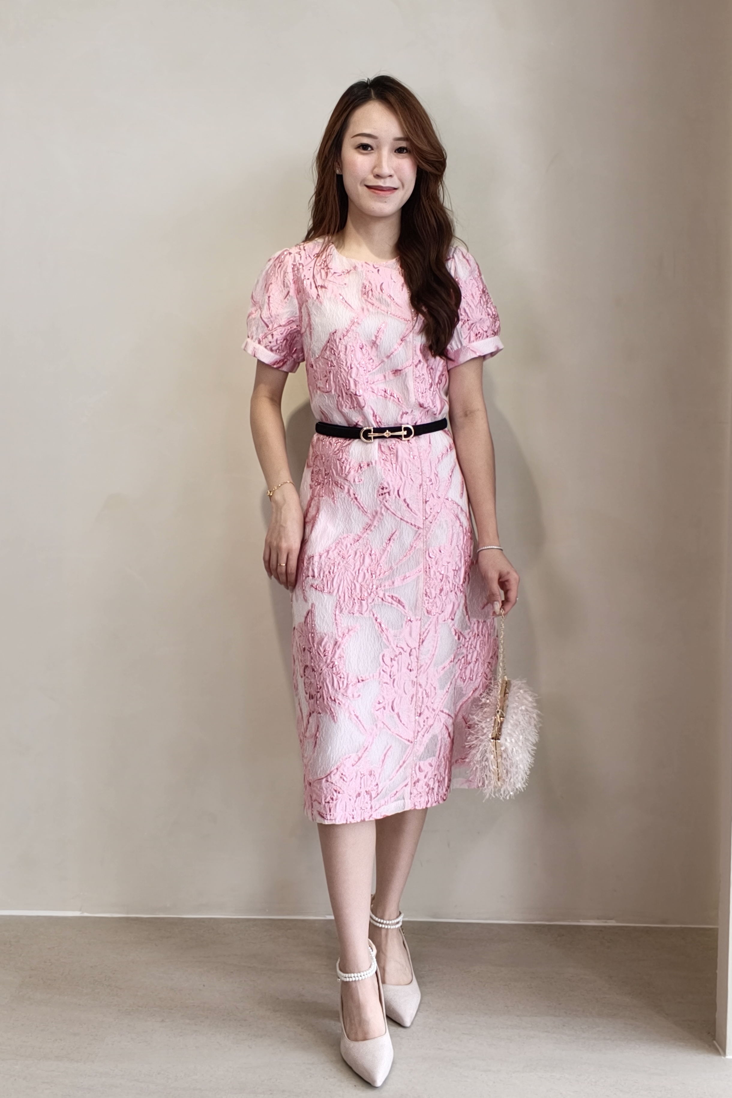 210559 Celeste Bloom Texture Dress