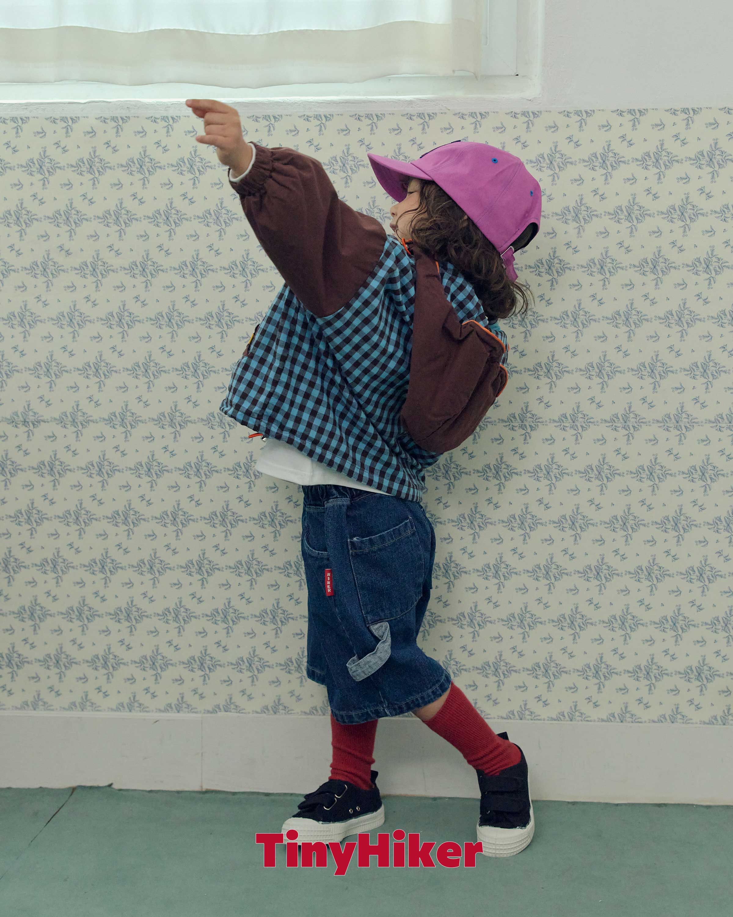 Tiny |  Pposik Check Hoodie Jumper
