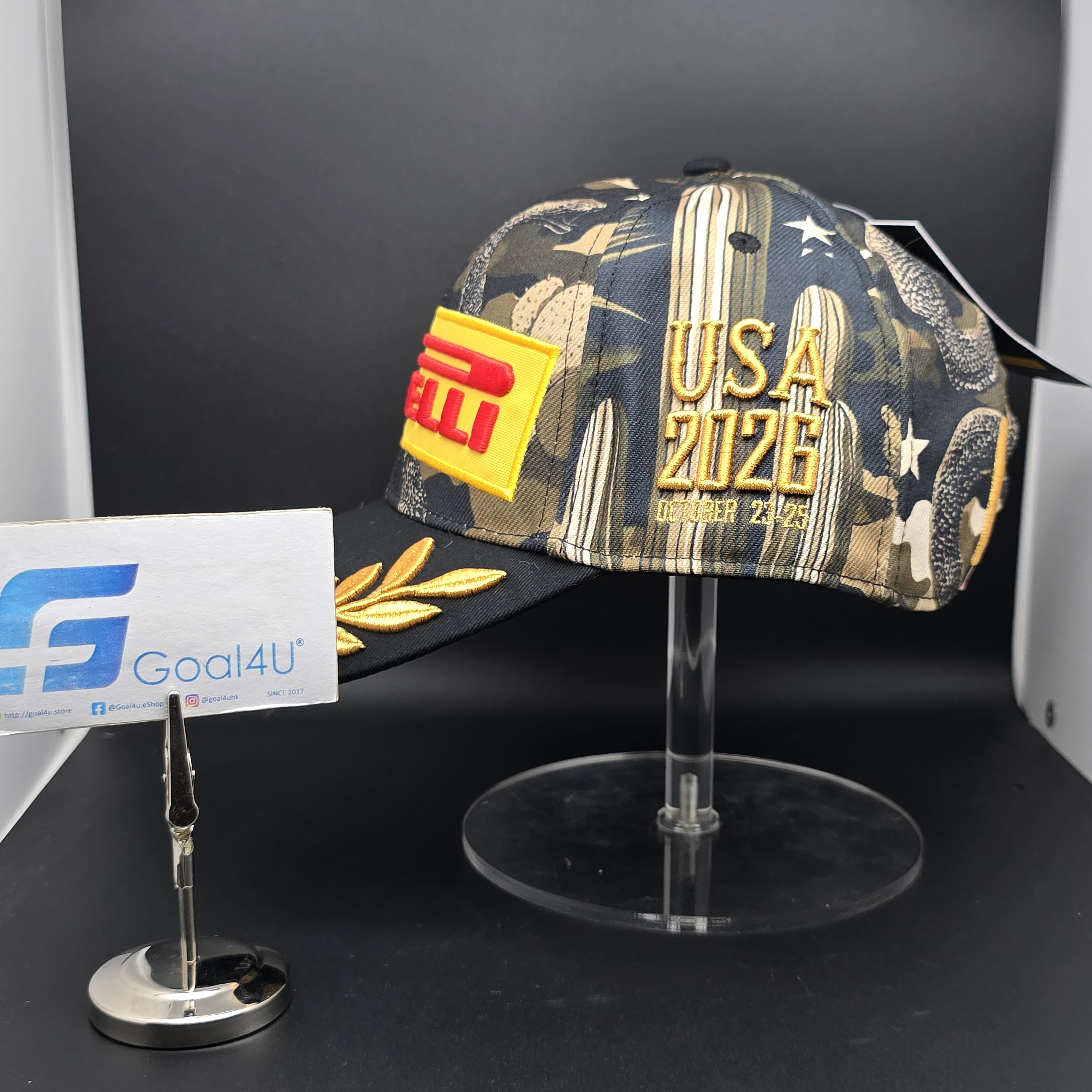 🌵德州賽車風情 F1 Pirelli倍耐力 2026 Austin GP 奧斯汀站特別版 P1冠軍帽 PIRPC0121