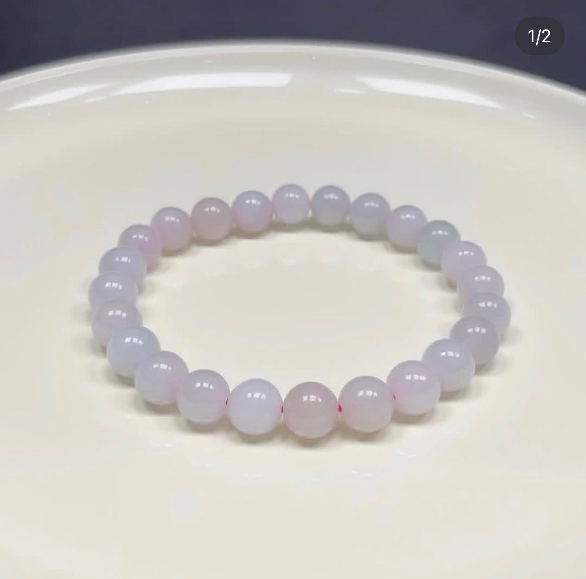 8mm糖果色翡翠手串