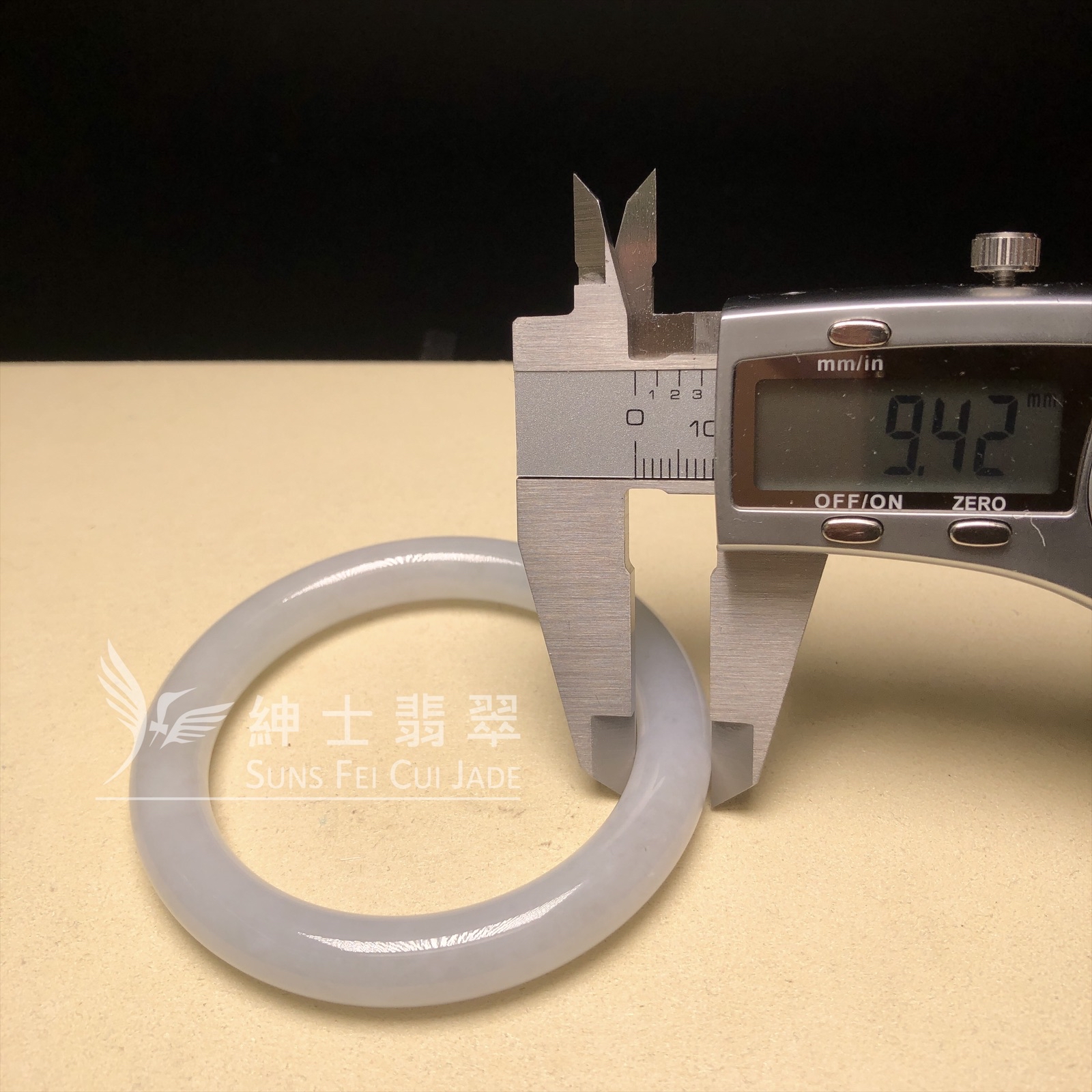 YM0288 白月光圓鐲54.5mm