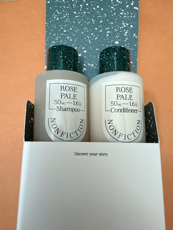(現貨) NONFICTION Rose Pale 洗髪護髮旅行套裝 50ml x 2