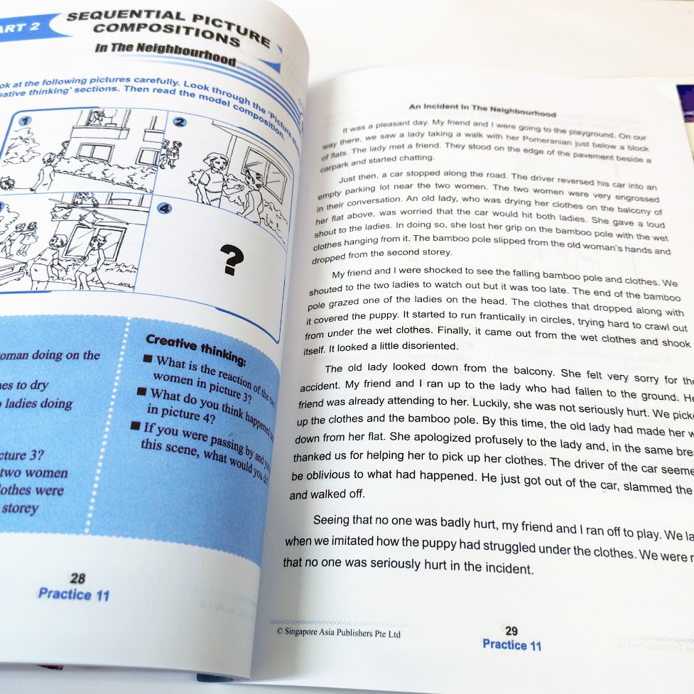 SAP Learning Creative Writing Workbook 1-6 (一套6本)  | 新加坡英文寫作SAP07