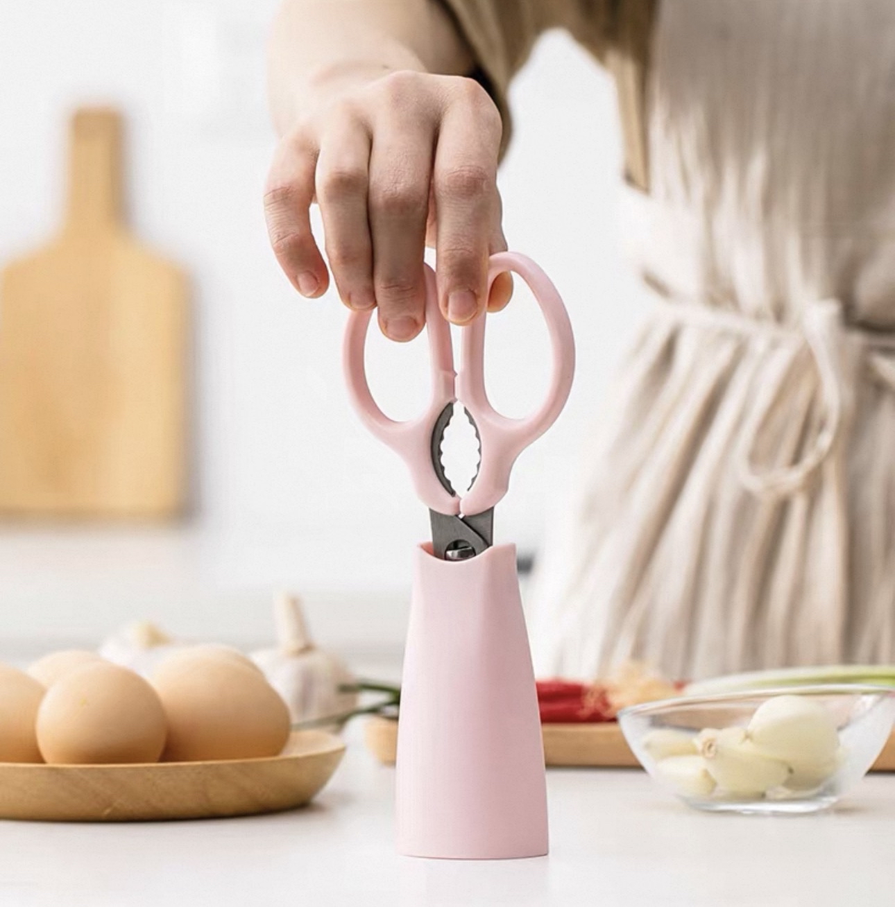 日本下村可拆卸多功能廚房剪刀