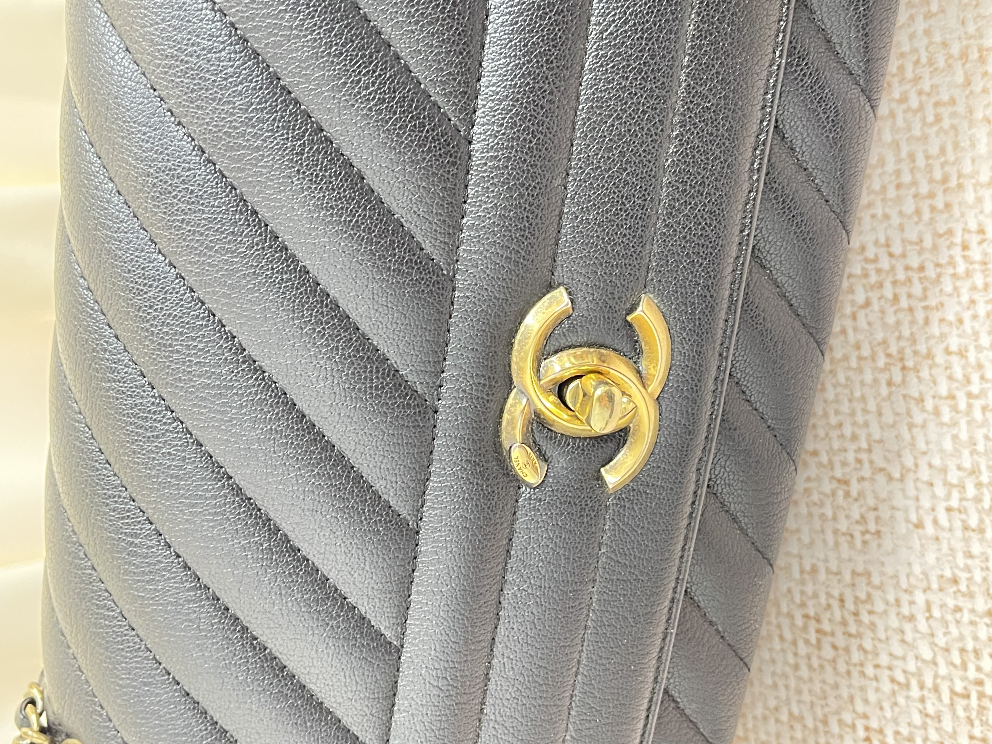 Pre-owned Chanel Diagonal Quilted Flap Bag/ Product Code: 26032206