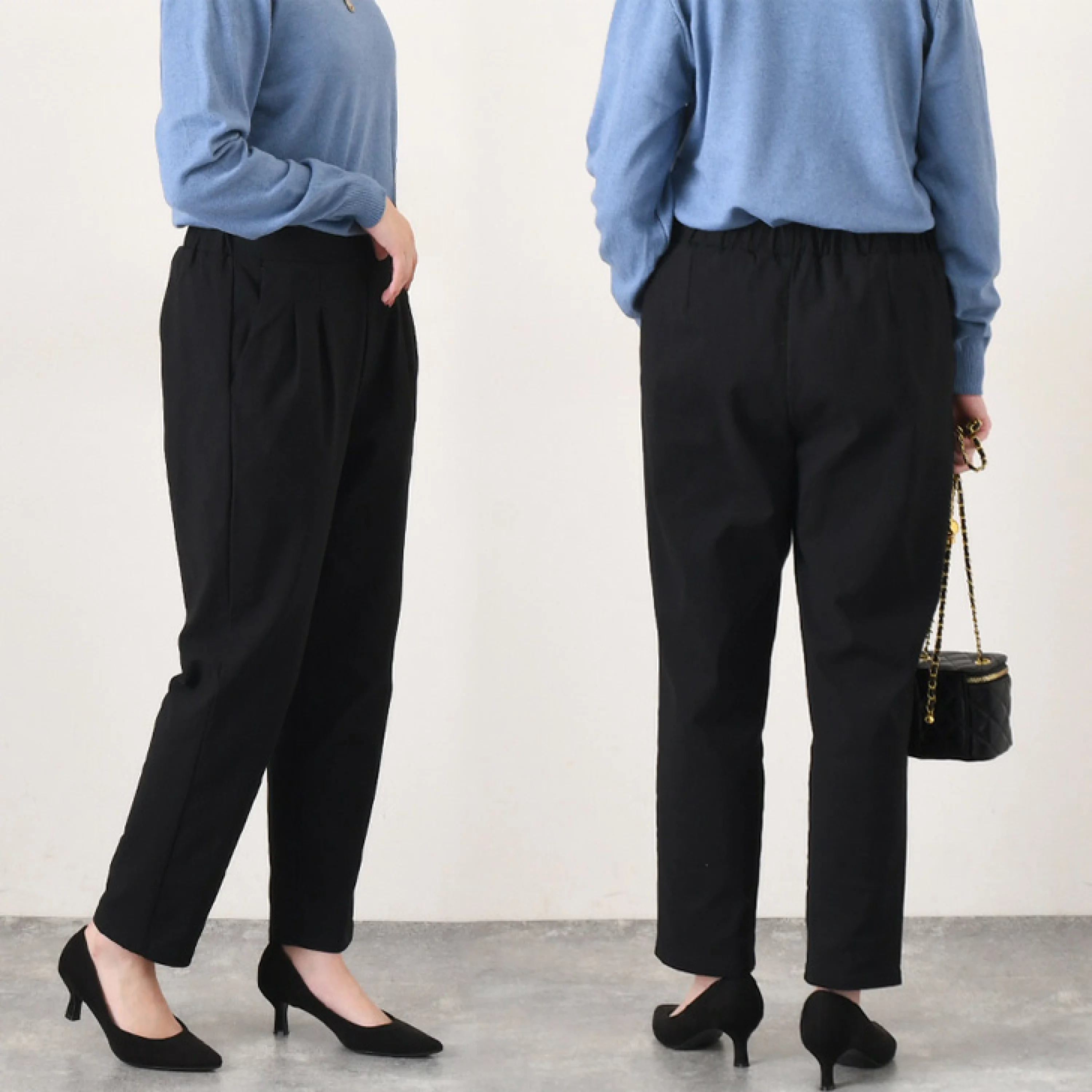 日本代購【 日本直送 秋冬季 Gunze Tuche 女裝 裏起毛 微絨 保暖 超彈力 錐形褲 Fleece-lined Tapered Leggings Pants 】﻿