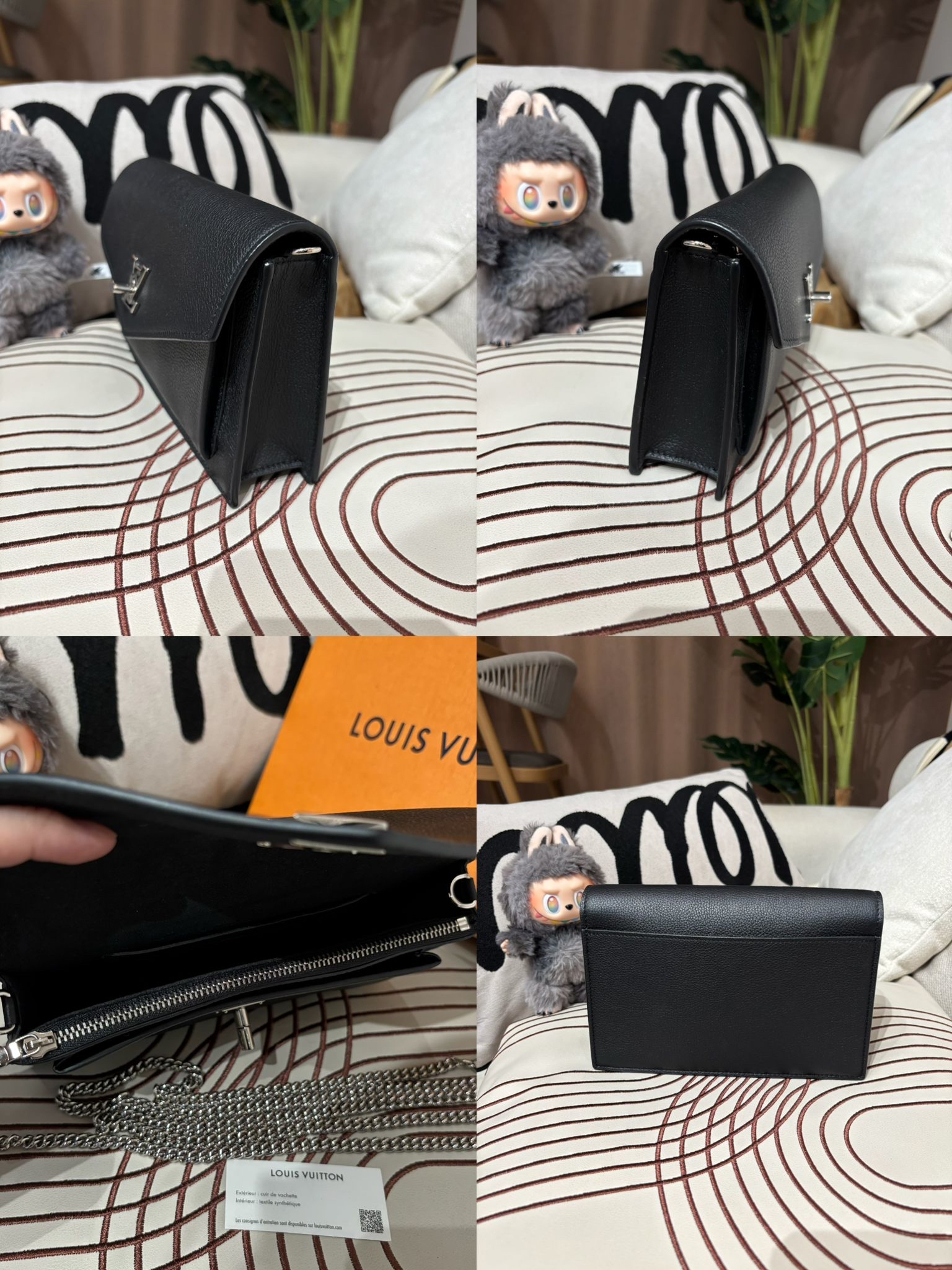 未使用品 Lv My lockme chain pochette bag calfskin ,100%Authentic,unused ✅dust bag ✅box 