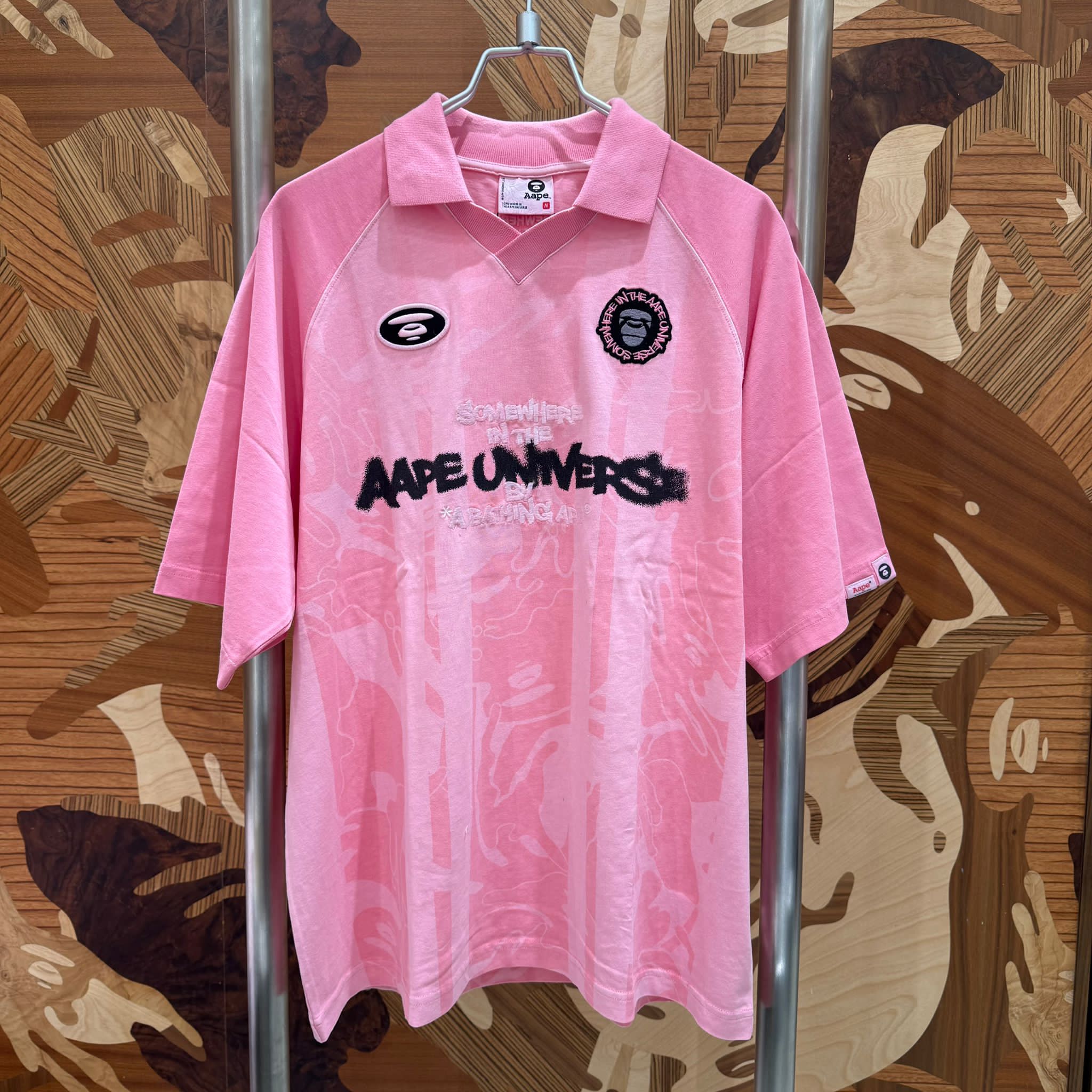 AAPE OVERSIZE fit AAPEUNVS moonface jersey tee (1942) 寬鬆版