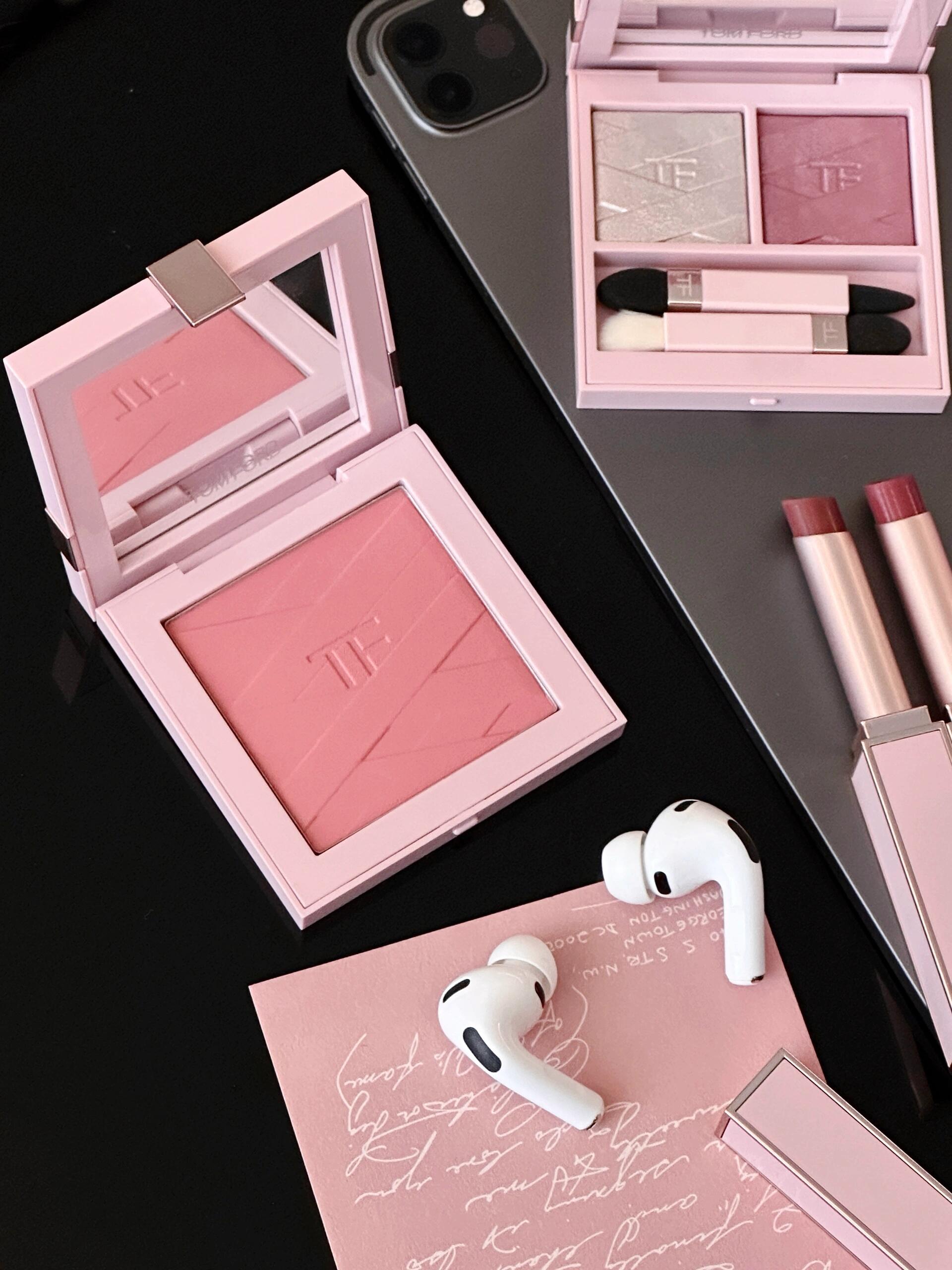 2026七夕限定！ TOM FORD 湯姆福特 TF 雙色眼影 唇膏 151 12 胭脂 02 氣墊