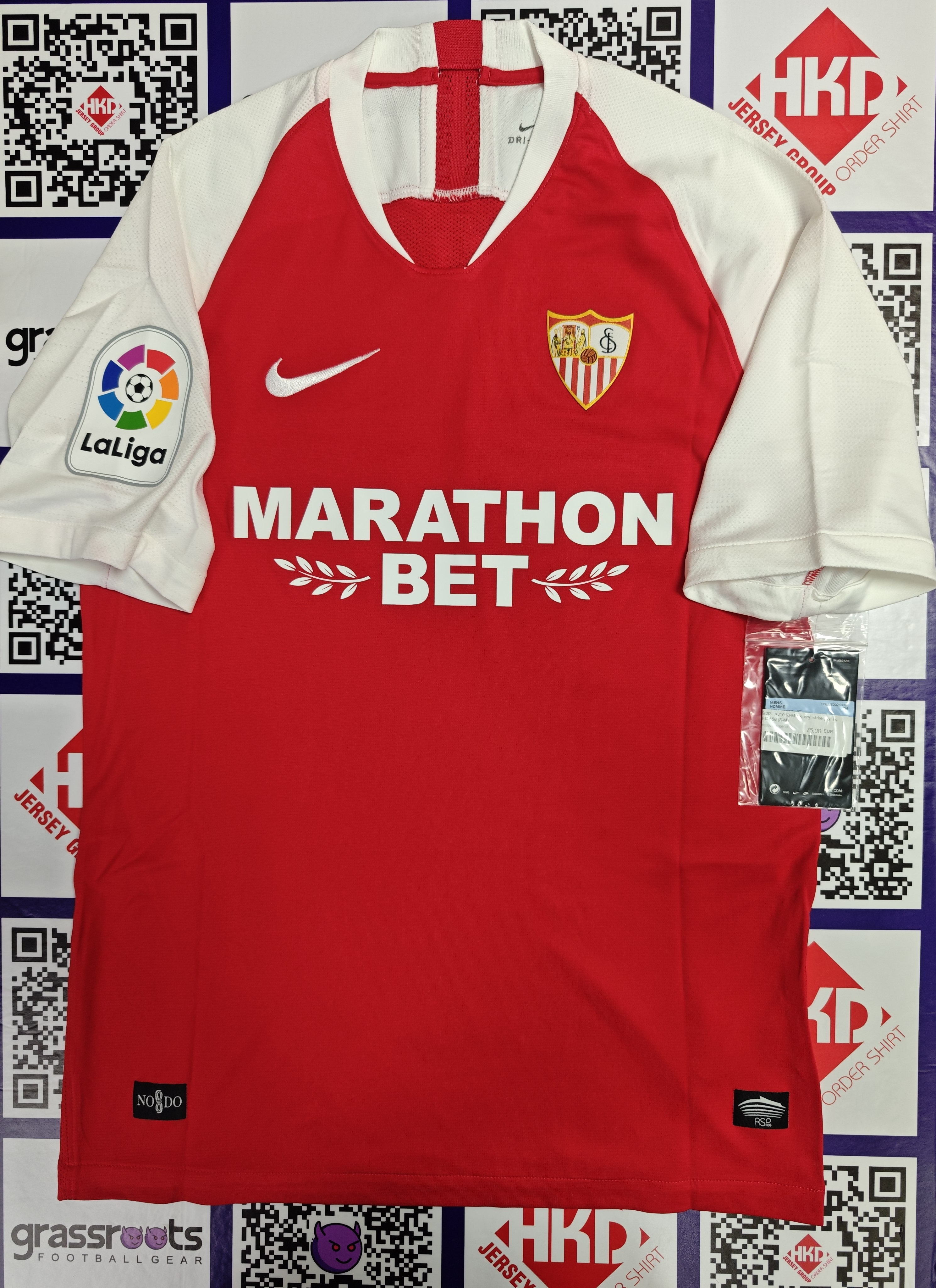 19/20 西維爾 客 SizeM 連原裝CHICHARITO 西甲字章