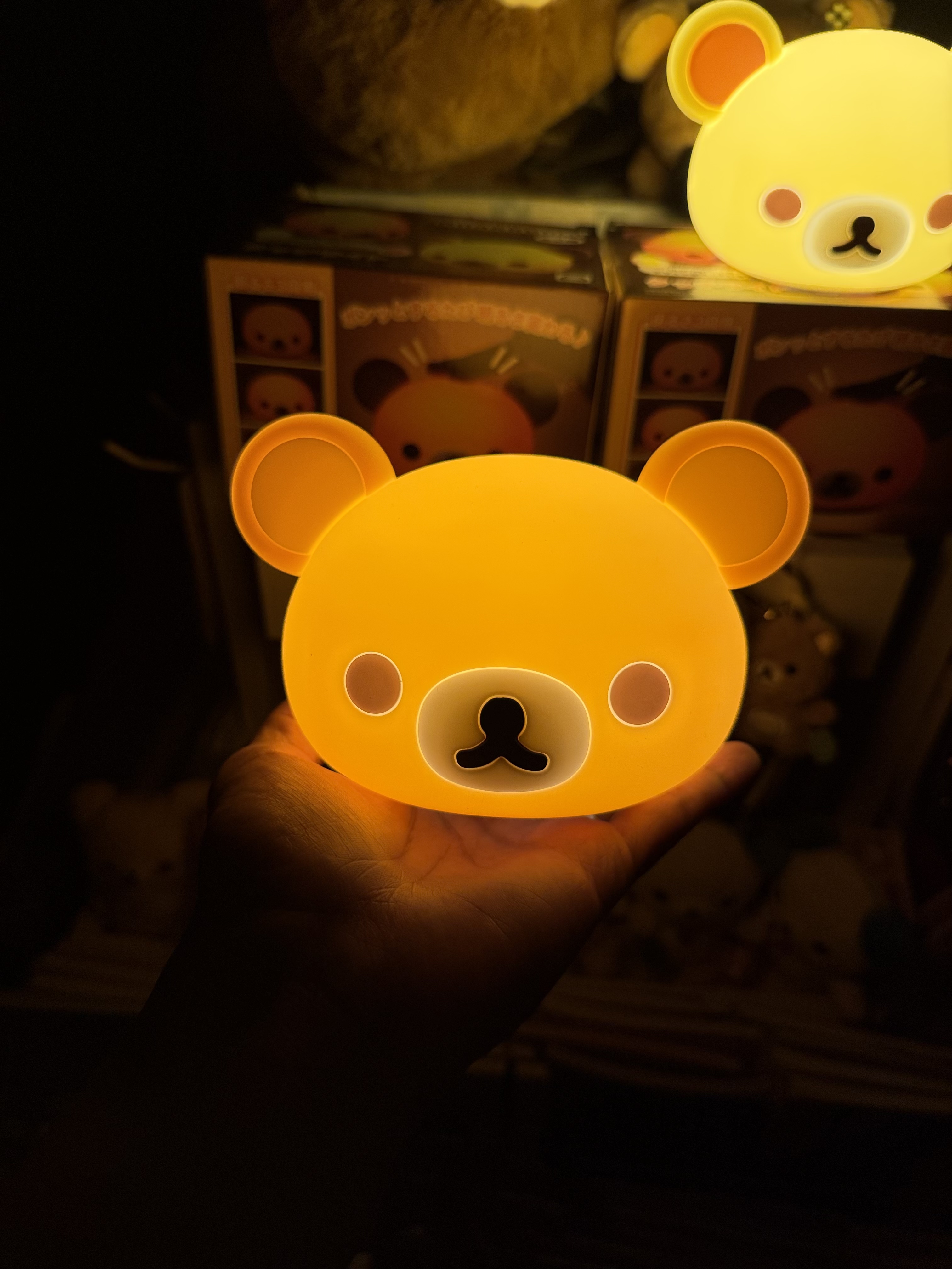 《現貨》全新Rilakkuma 景品頭型小夜燈