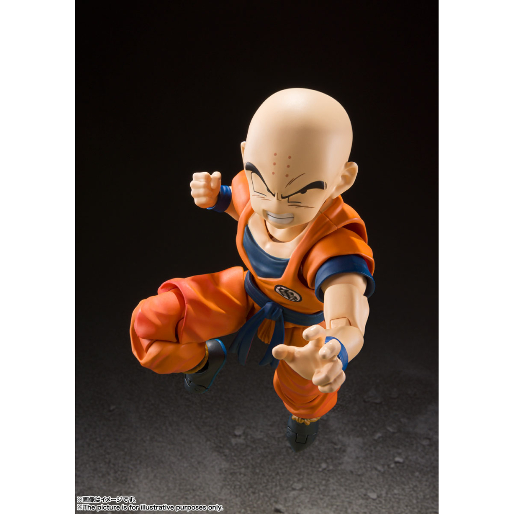 INCOMING SHF Dragon Ball Z Krillin Earth's Strongest Man Reissue