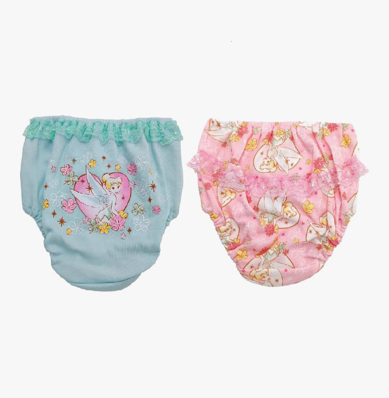 🇯🇵預訂 日本直送🇯🇵Tinkerbell人物滿印蕾絲女童內褲兩件套裝