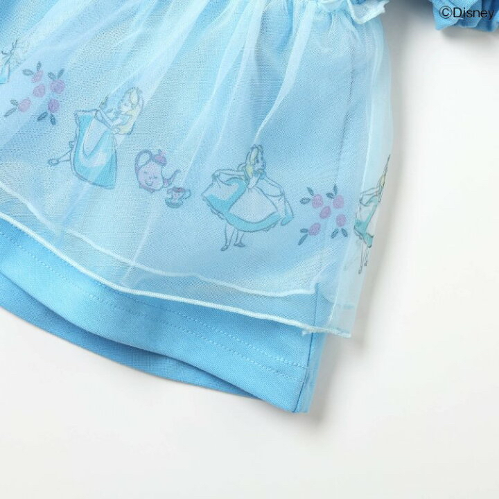 🇯🇵預訂 日本直送🇯🇵Apres les cours x 愛麗絲系列人物印花歐根紗翻領短袖上衣