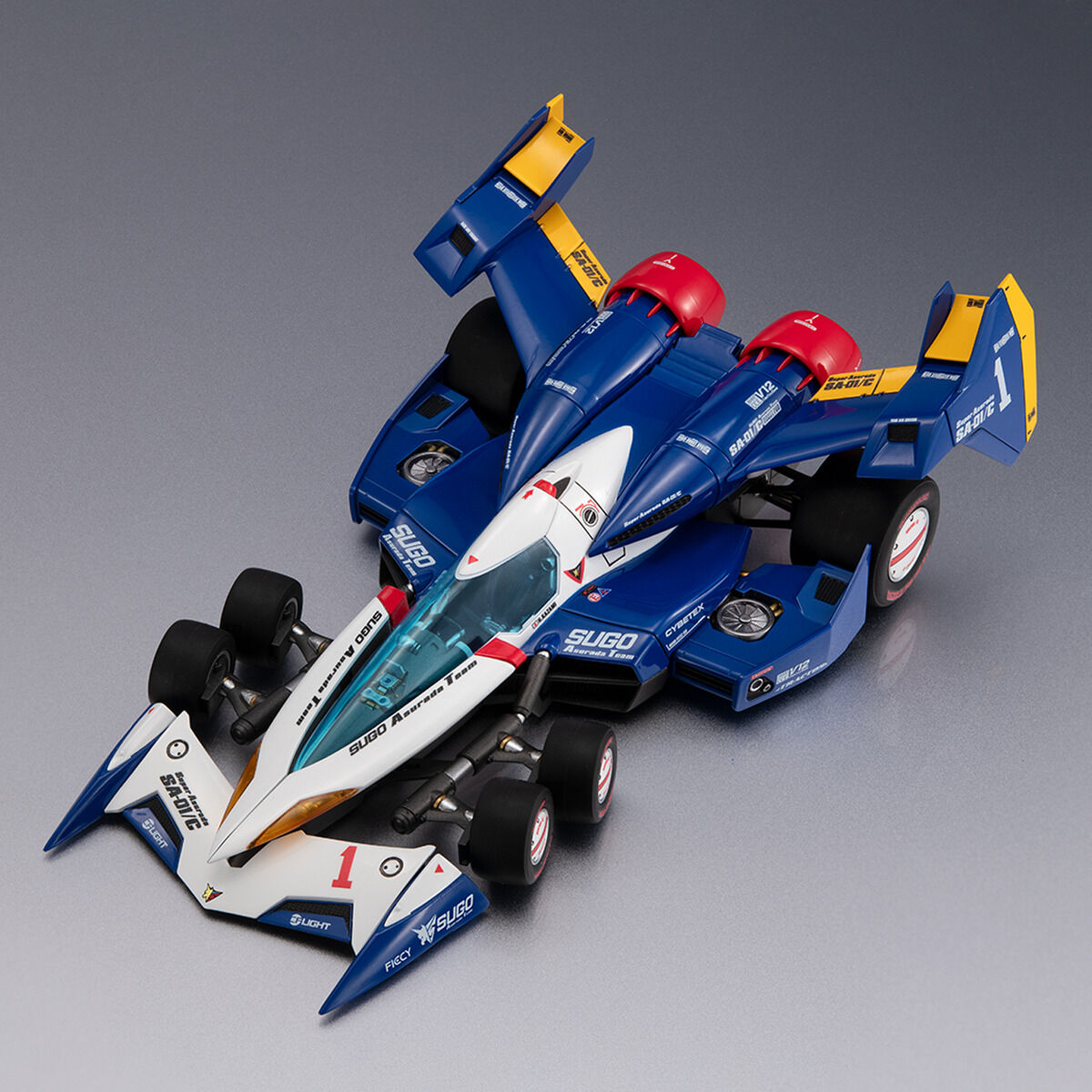 (預訂訂金 $500) (總價 $1260) MegaHouse Variable Action 2ndLAP 新世紀GPX Cyber Formula 11 Super Asurada SA-01/C 高智能方程式 超級雷神 SA-01/C (行版)