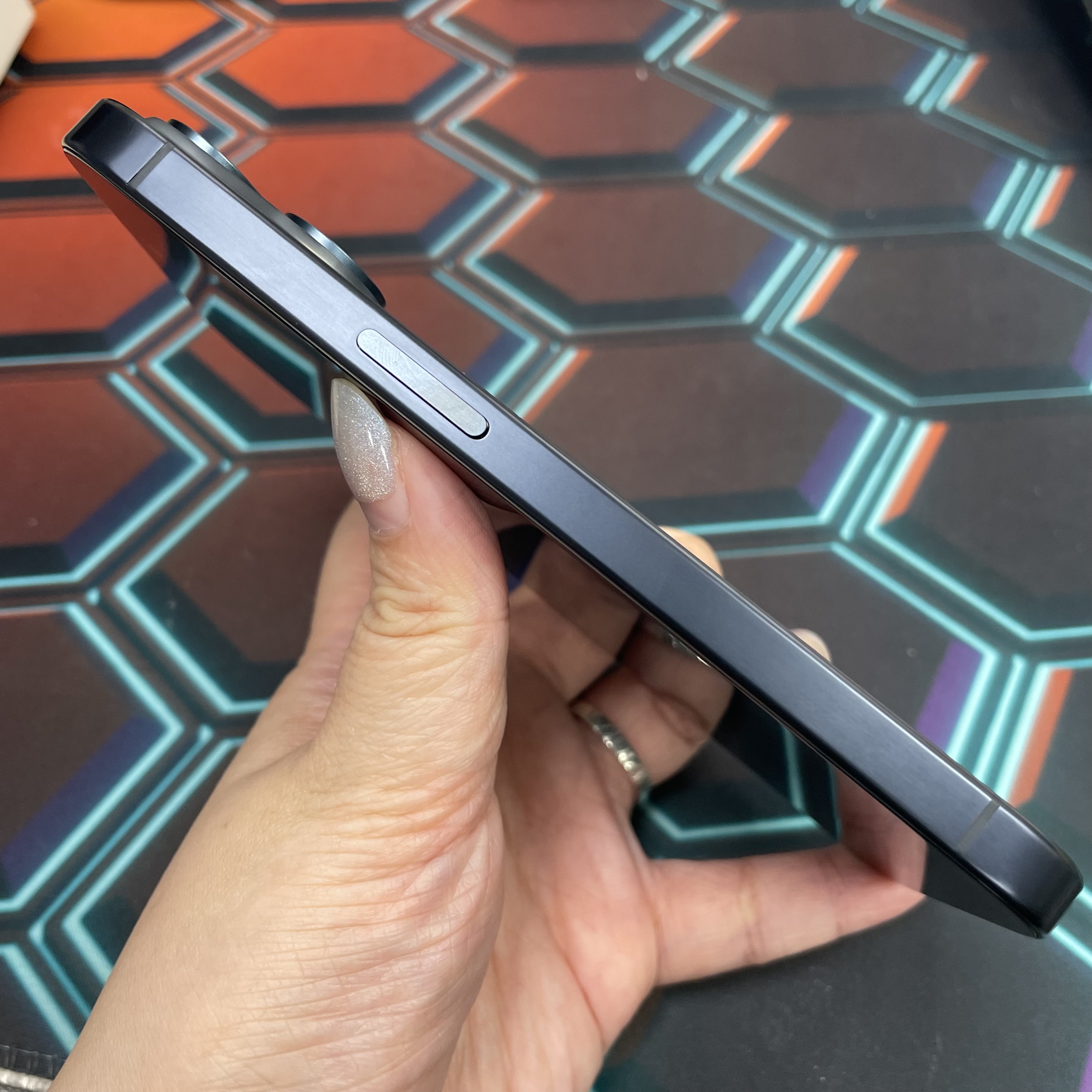 *7185 15 Pro 完美機 256GB 電100 藍色 blue