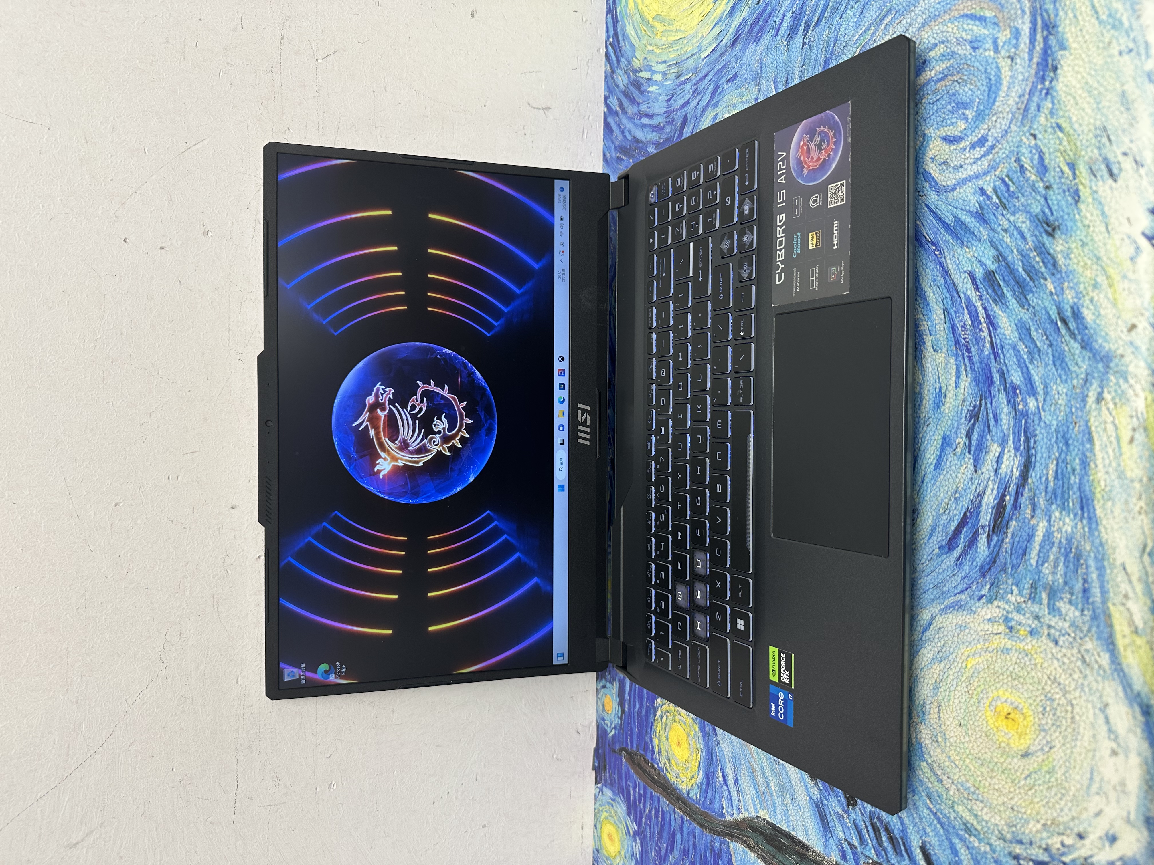 #6113 MSI  i7-12650H/8,16,32GB Ram/256,512GB,1TB SSD/15吋144Hz Mon/RTX 4060獨立顯示卡/ Gaming Laptop / Notebook / PC / Office / Work / gaming notebook / Netflix / Movie / Windows / win 11