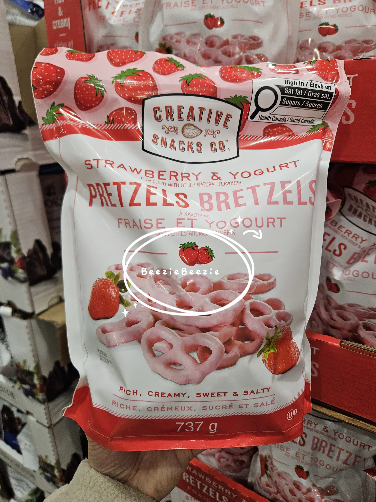 (預購) Creative snacks 士多啤梨乳酪脆餅 (737g)