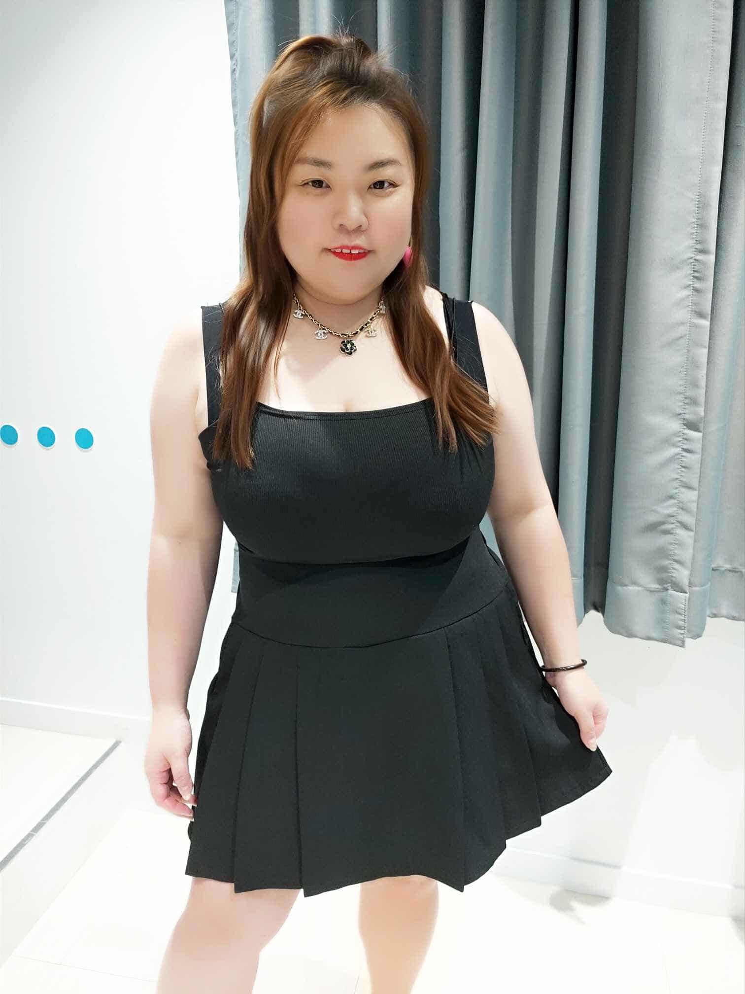 DSF05 设计款百褶裤裙