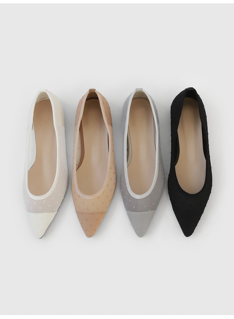 [代購] Sappun Stella Mesh Flats (1cm)