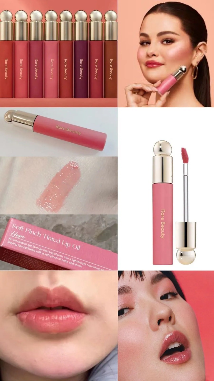 美國熱賣Rare Beauty Soft Pinch Tinted Lip Oil霧面滋潤唇油 3mL