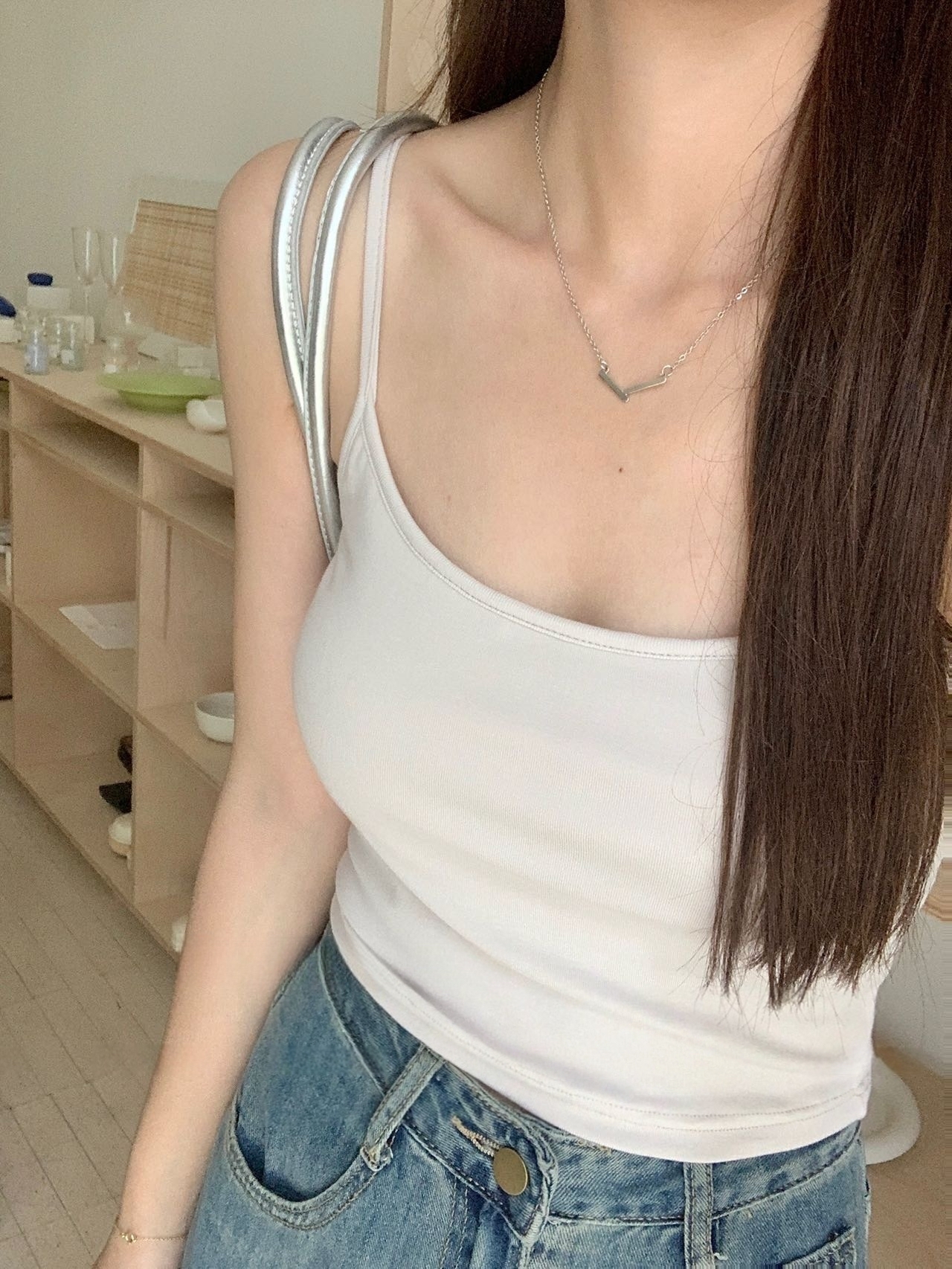 跑量福利价 Jelly Buny Everyday Padded Top (removeble) 冰凉果冻Feel自带胸垫吊带背心 (可拆卸）( 8 Colours )