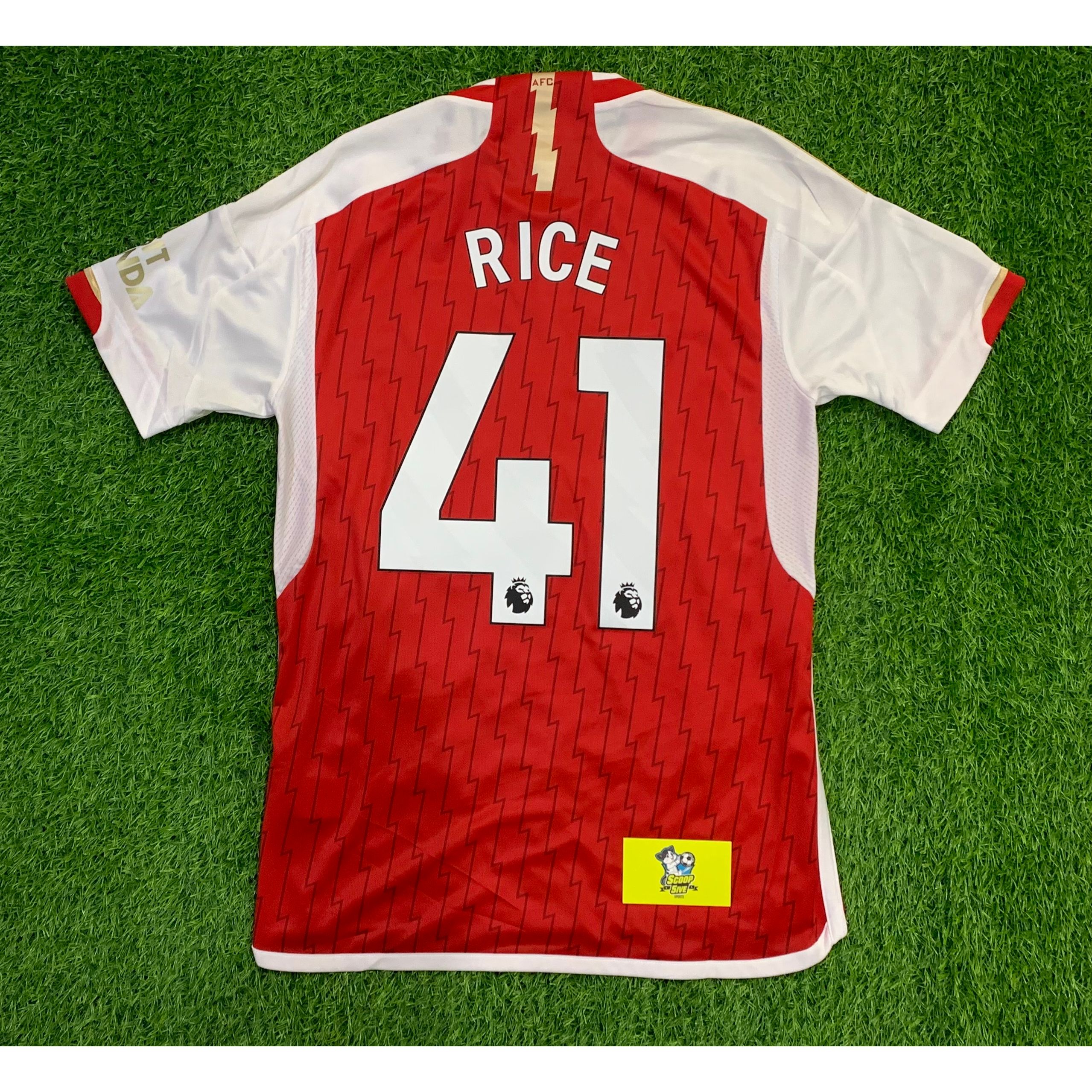 2023-24 阿仙奴 主場 球迷版 短袖 連41 Rice